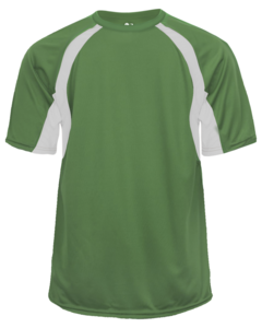 Badger 214400 Green-Hook Youth Tee Green