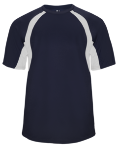 Badger 214400 Navy-Hook Youth Tee Navy