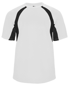 Badger 214400 White-Hook Youth Tee White