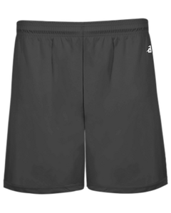 Badger 214600 Gray-B-Core 4" Pocketed Youth Short Gray