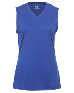 Badger 216300 Blue-B-Core Girls' Sleeveless Tee Blue
