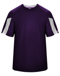 Badger 217600 Purple-Striker Youth Tee Purple