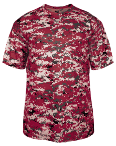 Badger 218000 Red-Digital Youth Tee Red