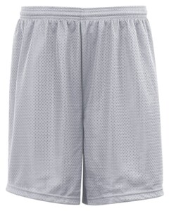 Badger 220700 Gray-Mesh/Tricot 6 Inch Youth Shorts Gray