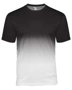 Badger 222000 Black-Hex 2.0 Youth Tee Black