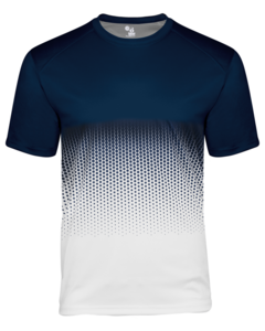 Badger 222000 Navy-Hex 2.0 Youth Tee Navy