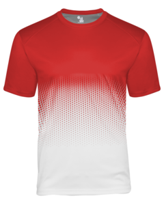 Badger 222000 Red-Hex 2.0 Youth Tee Red