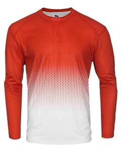 Badger 222400 Orange-HEX YOUTH LONG SLEEVE TEE Orange