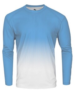 Badger 222400 Blue-HEX YOUTH LONG SLEEVE TEE Blue