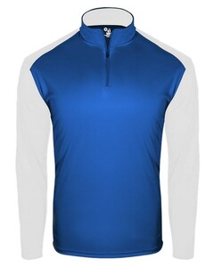 Badger 223100 Blue-Breakout Youth 1/4 Zip Blue