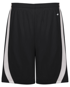 Badger 224400 Black-B-Slam Rev. Youth Shorts Black