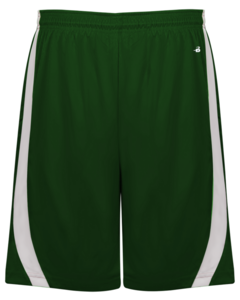 Badger 224400 Green-B-Slam Rev. Youth Shorts Green