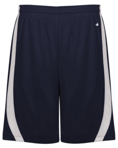 Badger 224400 Navy-B-Slam Rev. Youth Shorts Navy