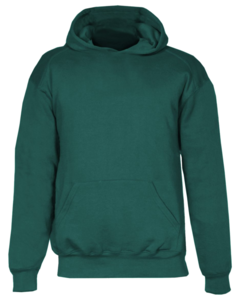 Badger 225400 Green-Hooded Youth Sweatshirt Green