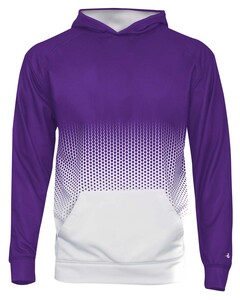 Badger 240400 Purple-HEX 2.0 YOUTH HOOD Purple