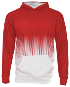 Badger 240400 Red-HEX 2.0 YOUTH HOOD Red