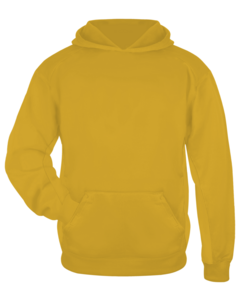 Badger 245400 Yellow-Perf. Fleece Youth Hood Yellow