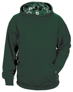 Badger 246400 Green-Digital C/B Yth Hood Green