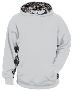 Badger 246400 White-Digital C/B Yth Hood White