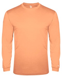 Badger 294400 Pink-Tri-Blend L/S Youth Tee Pink