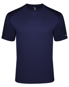 Badger 297200 Navy-Vintage Line Sport Tri-Blend Yth Tee Navy