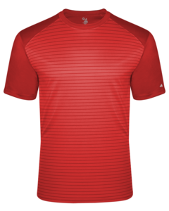 Badger 297200 Red-Vintage Line Sport Tri-Blend Yth Tee Red