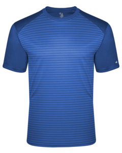 Badger 297200 Blue-Vintage Line Sport Tri-Blend Yth Tee Blue