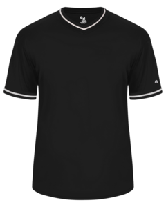 Badger 297400 Black-Vintage Youth Jersey Black