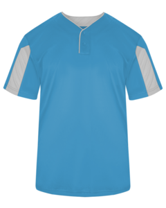 Badger 297600 Blue-Striker Youth Placket Blue