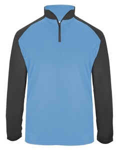 Badger 400600 Blue-Ultimate Softlock Sport 1 /4 Zip Blue