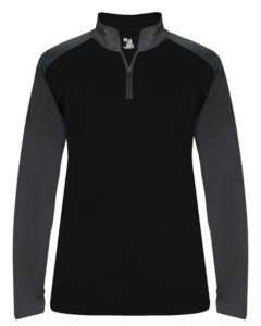Badger 400800 Black-Ultimate Softlock Women's 1/4 Zip Black
