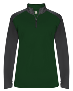 Badger 400800 Green-Ultimate Softlock Women's 1/4 Zip Green