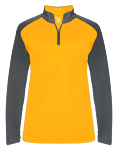 Badger 400800 Yellow-Ultimate Softlock Women's 1/4 Zip Yellow