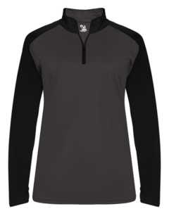 Badger 400800 Gray-Ultimate Softlock Women's 1/4 Zip Gray