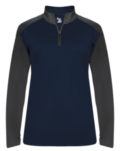 Badger 400800 Navy-Ultimate Softlock Women's 1/4 Zip Navy