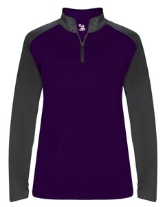 Badger 400800 Purple-Ultimate Softlock Women's 1/4 Zip Purple