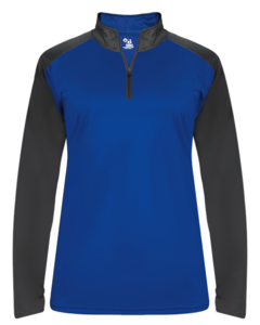 Badger 400800 Blue-Ultimate Softlock Women's 1/4 Zip Blue