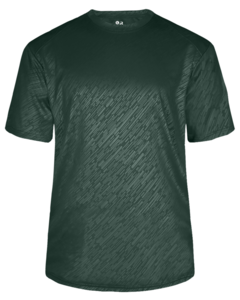 Badger 413100 Green-LINE EMBOSSED TEE Green