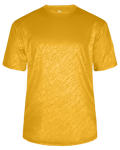 Badger 413100 Yellow-LINE EMBOSSED TEE Yellow