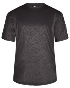 Badger 413100 Gray-LINE EMBOSSED TEE Gray