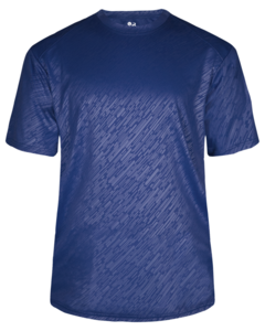 Badger 413100 Blue-LINE EMBOSSED TEE Blue