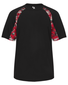 Badger 414000 Black-Digital Hook Tee Black