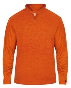 Badger 417200 Orange-Tonal Blend 1/4 Zip Orange