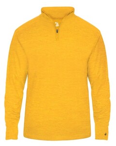 Badger 417200 Yellow-Tonal Blend 1/4 Zip Yellow