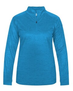 Badger 417300 Blue-Green-Tonal Blend Women's 1/4 Zip Blue-Green