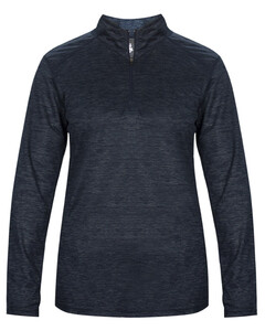 Badger 417300 Navy-Tonal Blend Women's 1/4 Zip Navy
