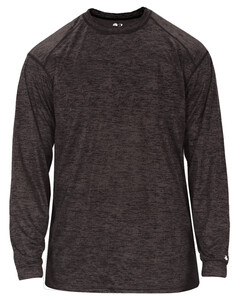 Badger 417400 Black-Tonal Blend L/S Tee Black