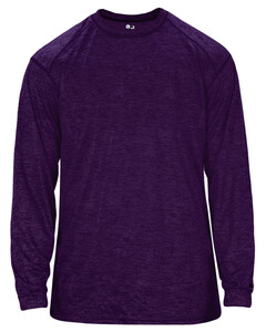 Badger 417400 Purple-Tonal Blend L/S Tee Purple