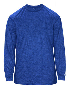 Badger 417400 Blue-Tonal Blend L/S Tee Blue