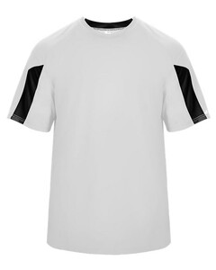 Badger 417600 White-Striker Tee White